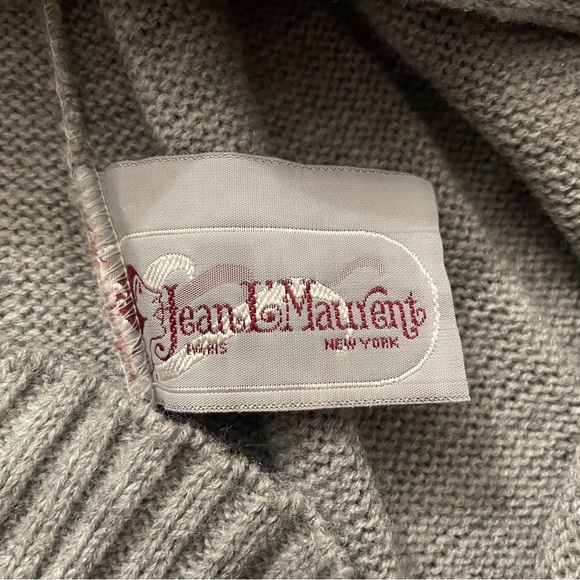 Gray Knit Midi Skirt, Medium - Picture 6 of 6